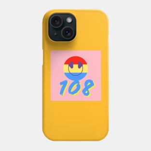 108 smiley face logo Phone Case