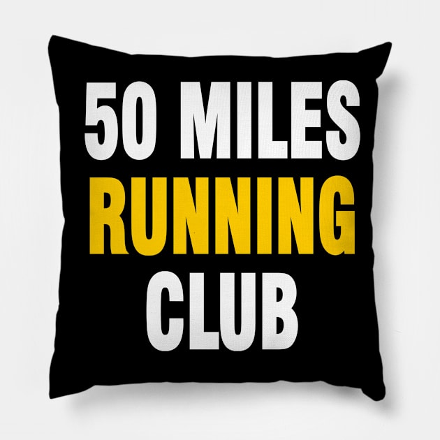 50 miles running Pillow by Chandan