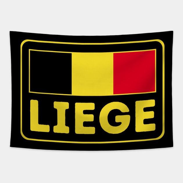 Liege Belgium Tapestry by footballomatic