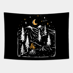 Camp Night Tapestry