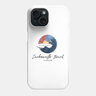 Jacksonville Beach, Florida Surfing Phone Case