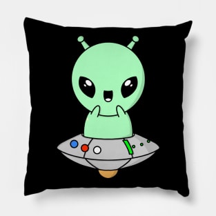 Kawaii Alien Pillow