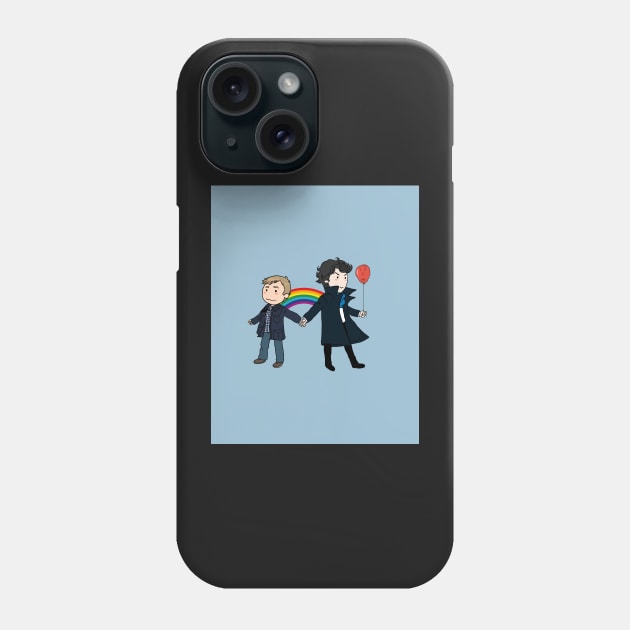 Proud to be Sherlock and John Phone Case by trillianmc