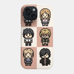 Natsume Cast Pixel Art Phone Case