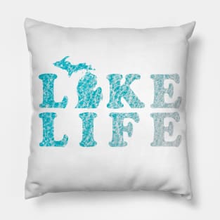 Michigan Lake Life in the Great Lakes Pillow