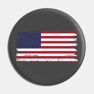 Tattered Old Flag Pin