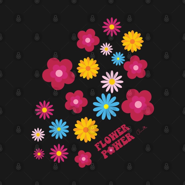 Stickers Style Spring 2023 Colorful Flower Power by ClaudiaFlores