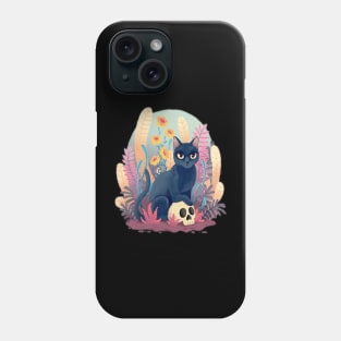 cat in the night Phone Case