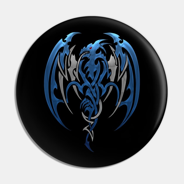 Blue Dragon Pin by BIG DAWG APPAREL