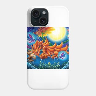 The Girl and the Dragon Phone Case