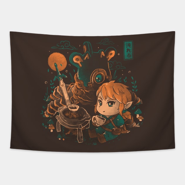 Cozy Time - Cute Game Geek Gift Tapestry by eduely