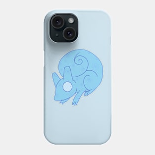 The Owl House Inspired Light Blue Chameleon Design Phone Case