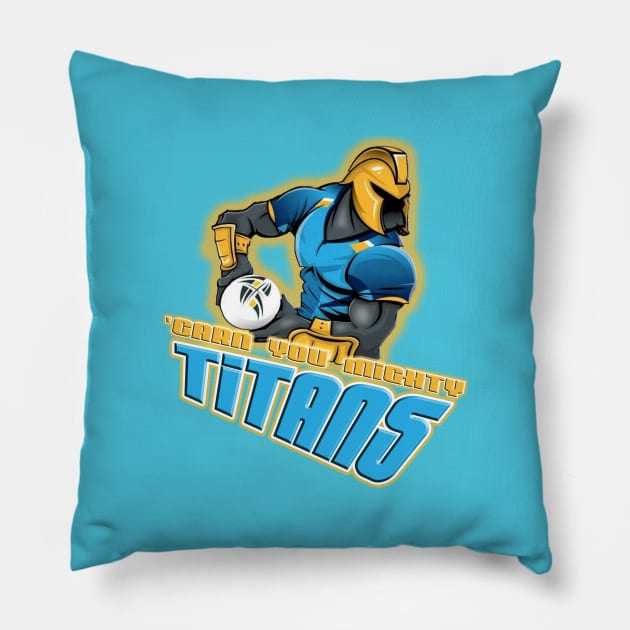 Gold Coast Titans - 'CARN YOU MIGHTY TITANS! Pillow by OG Ballers