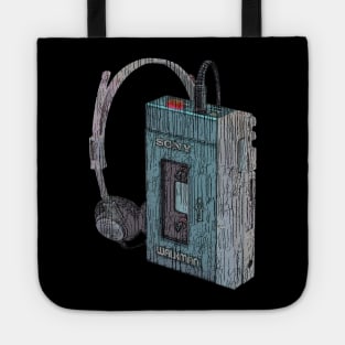 Vintage Walkman Tote