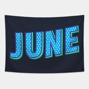 june, june name,june birthday Tapestry