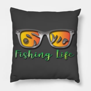 Fishing Life Sunglasses Pillow