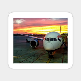 Airport Sunset Magnet