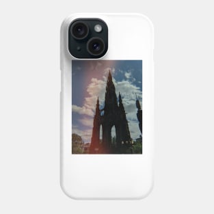 Scots monument , Edinburgh Phone Case