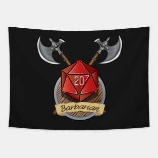 Dungeons & Dragons Barbarian D20 Tapestry