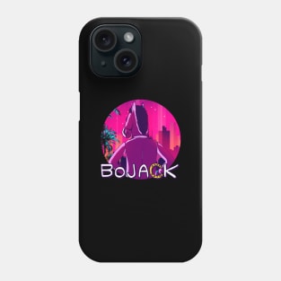 Bojack retrowave Phone Case