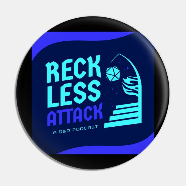 Reckless Attack Podcast Main Logo Pin by Reckless Attack