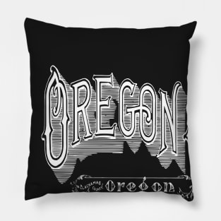 Vintage Oregon City, OR Pillow