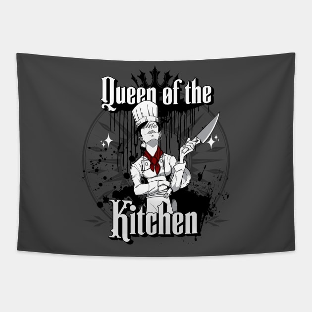 Queen of the Kitchen Tapestry by Epic Splash Graphics