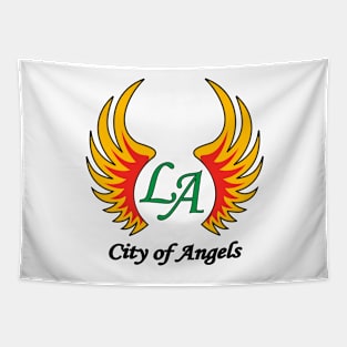 Los Angeles, the city of angels Tapestry