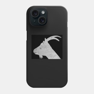 Marie, la chèvre en Irlande (Goat silhouette) Phone Case