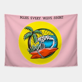 Make every wave count Tapestry