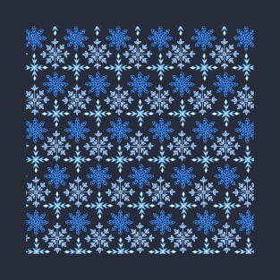 Snowflakes | Snowflakes Pattern | Winter Snow T-Shirt