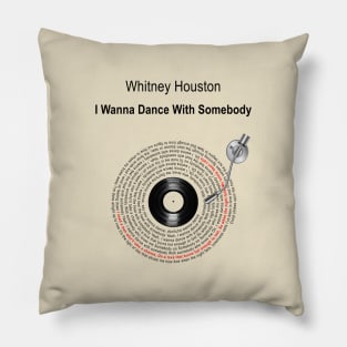 I WANNA DANCE WITH SOMEBODY LYRICS ILLUSTRATIONS Pillow