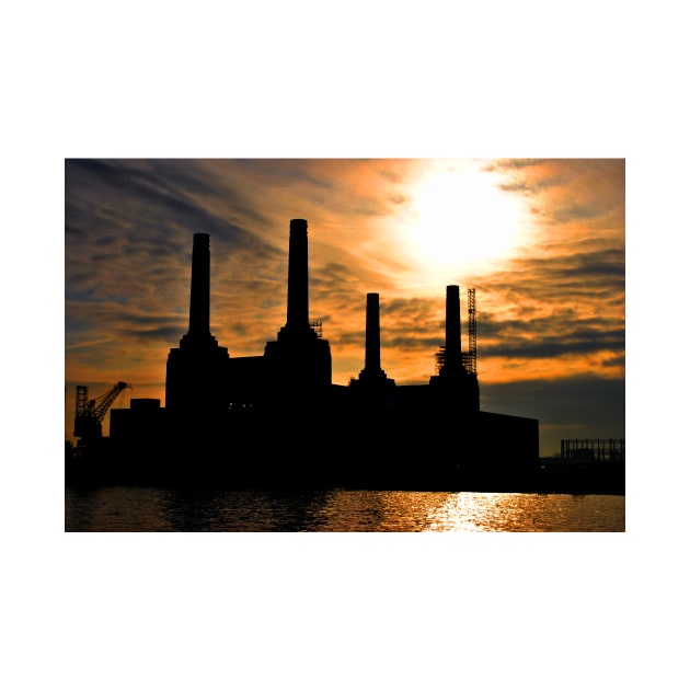 Battersea Power Station River Thames London by AndyEvansPhotos