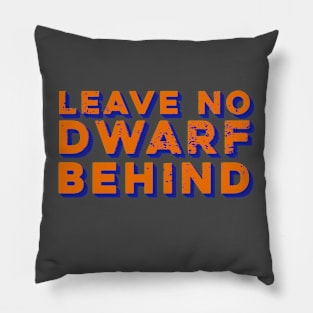 Deep Rock Galactic Leave no Dwarf Behind Pillow