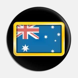 Country Flag of Australia Pin