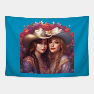 Galentines day 2 cute Galentines gals Tapestry