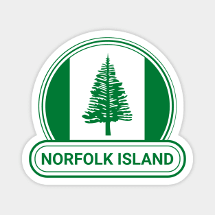 Norfolk Island Country Badge - Norfolk Island Flag Magnet