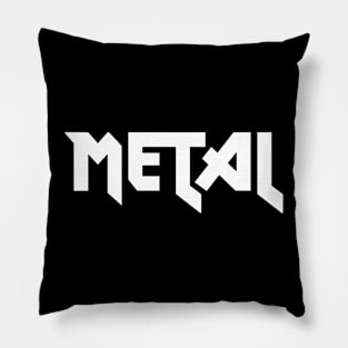 metal logo Pillow