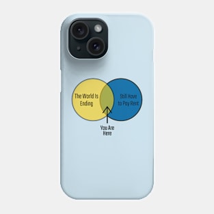 Its the end of the world, and Everything is fine Phone Case