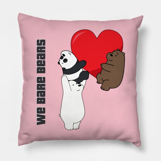 We Bare Bears Pillow by Outland Origin