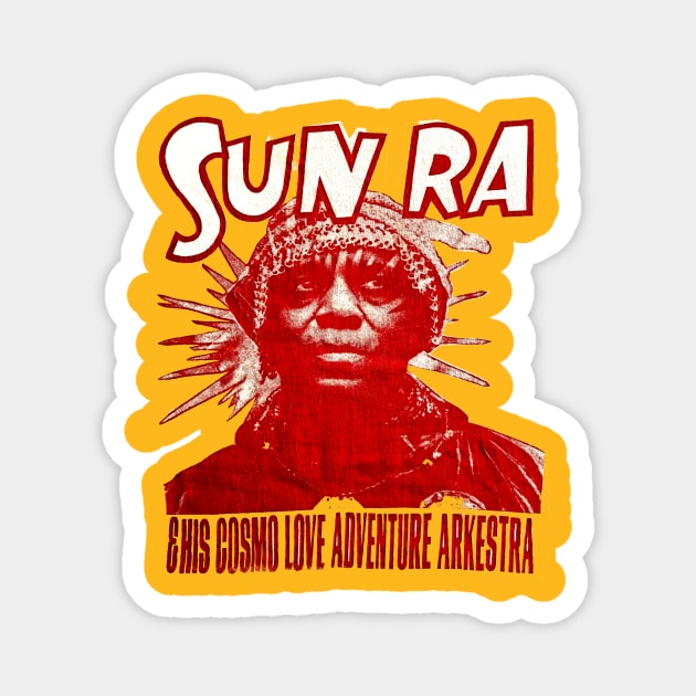 Sun Ra Magnet by SPINADELIC