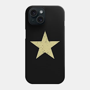 BASIC Golden  STAR DISTRESSED Weathered Effect Phone Case