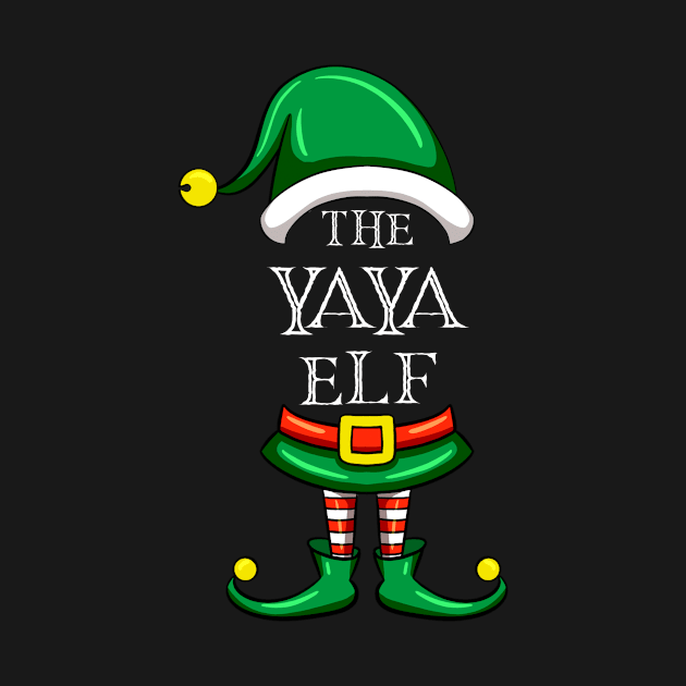 The Yaya Elf Matching Family Christmas Pajama by Maica