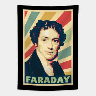 Michael Faraday Vintage Colors Tapestry