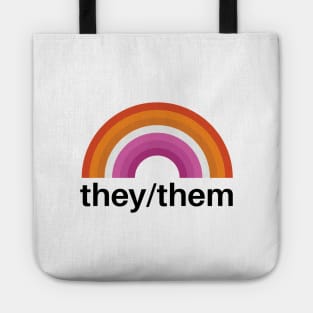 They/Them Pronouns Lesbian Tote