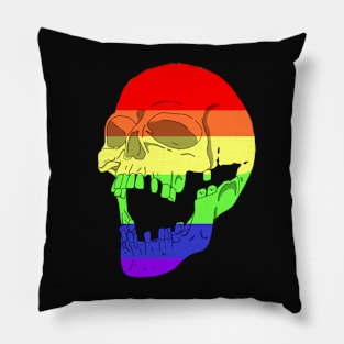 Human Skull - Gay Pillow