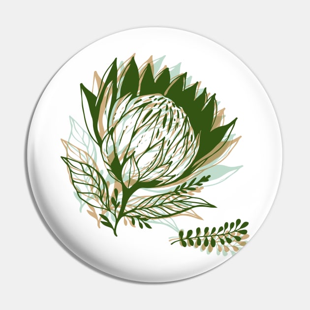 Unfocused Artichoke Pin by mpmi0801