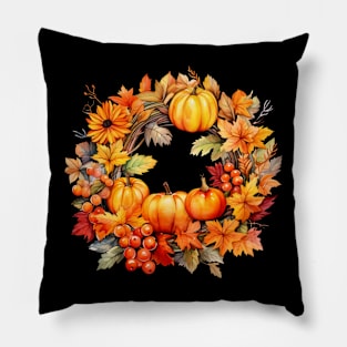 Autumn wreath Pillow