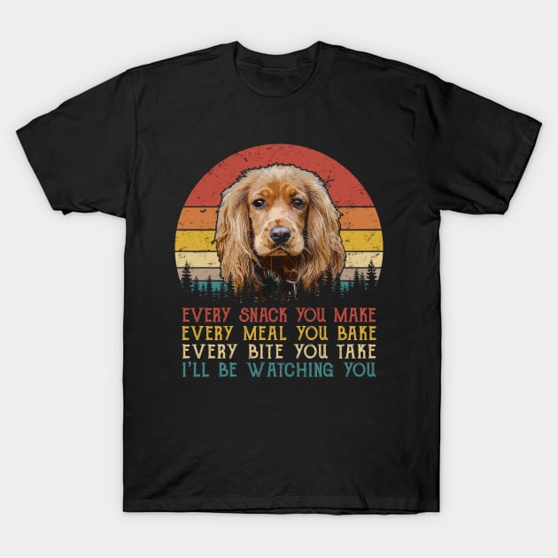 Cocker Spaniel Shirt - Retro Cocker Spaniel Dog T-Shirt Cocker Spaniel Shirt - Retro Cocker Spaniel Dog T-Shirt
