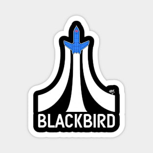 Retro Blackbird Magnet